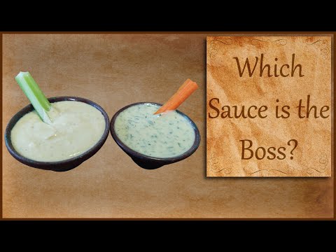 How to make Dressing - Ranch and Blue Cheese