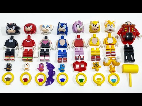 LEGO Sonic the Hedgehog 3 - Sonic | Tales | Knuckles | Amy | Shadow | Dr. EGGMAN Lego Minifigures