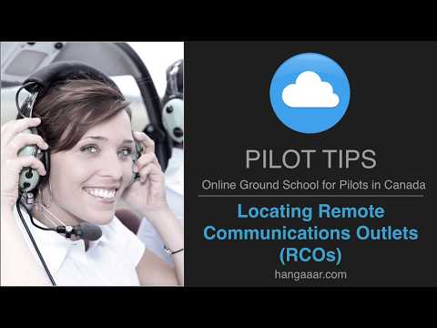 Pilot Tip - Locating Remote Communications Outlets RCOs