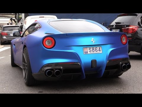 INSANE LOUD Ferrari F12 w/ ARMYTRIX Exhaust - Revs & Acceleration!