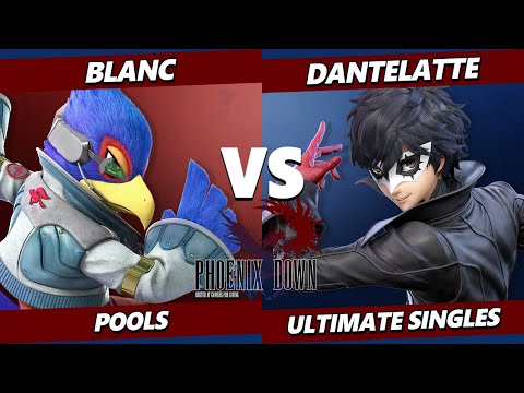 Phoenix Down - Blanc (Falco) Vs. DanteLatte (Joker) Smash Ultimate - SSBU
