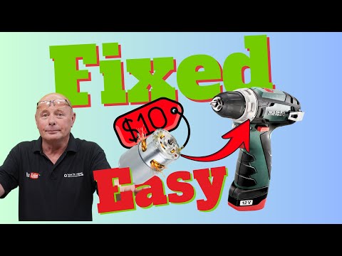 Saving a Drill From the Landfill How I Repaired a Broken Metabo Drill Instead of Throwing It Away