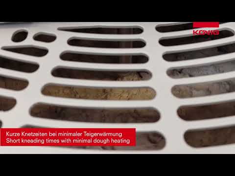 video 1, Pétrin à spirale 160 kg cuve 225 L