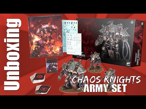 Unboxing Chaos Knight Army Set