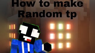 How to make random teleport in Minecraft Bedrock