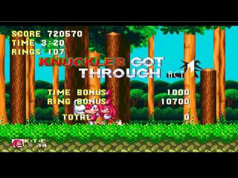 Let's Play Sonic 3 & Knuckles (Knuckles Run) Pt. 32: Mushroom Hill Zone
