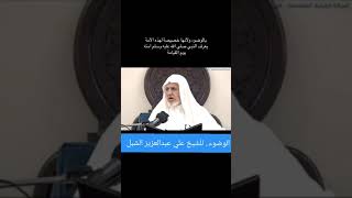 أ.د. علي الشبل | الوضوء خصيصة هذه الأمة image