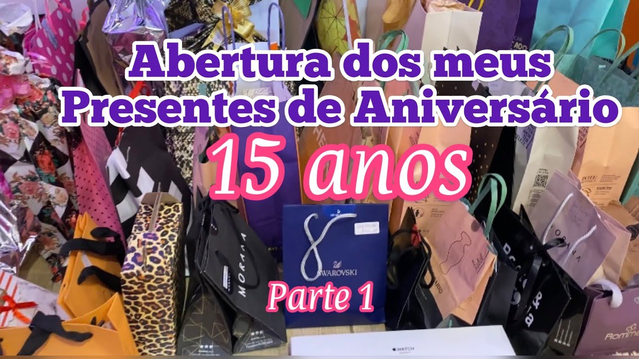 Watch Now ABRINDO MEUS PRESENTES DE ANIVERSÁRIO DE 15 ANOS | LAURA THINK PINK ABRINDO MEUS PRESENTES DE ANIVERSÁRIO DE 15 ANOS | LAURA THINK PINK