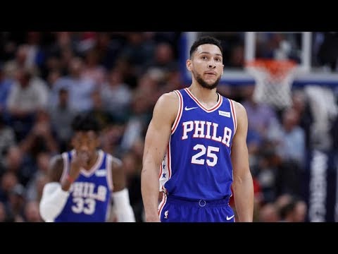 Ben Simmons at Jazz (11/07/2017) - 16 Pts, 13 Rebs, 6 Ast, 3 Stls!