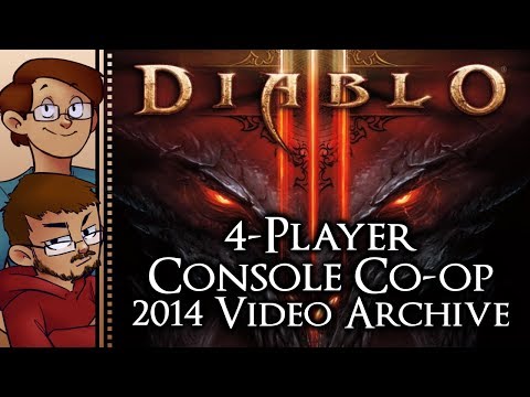 Let's Play Diablo III Four Player Console Co-op - Old Video Archive (2014)