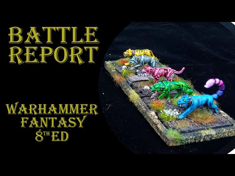 Warhammer Fantasy 8th Ed Battle Report 06: Lizardmen vs Warriors of Chaos