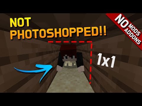 [PRO TIP] How to CRAWL in 1x1 tunnel with only 2 COMMAND BLOCKS!! - Minecraft PE