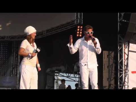 Lisa Wohlgemuth wird beim DSDS Openair von Dieter Bohlen angekündigt