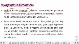 Eğitim Vadisi 9.Sınıf TDE 19.Föy Biyografi - Otobiyografi - Edat - Bağlaç - Ünlem (1) Konu Anlatım Videoları