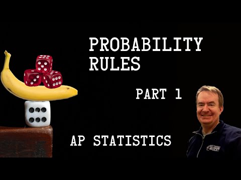 How the Basic Probability Rules Work Part 1 | Bananas and Probability? Yup! - AP Stats Medic