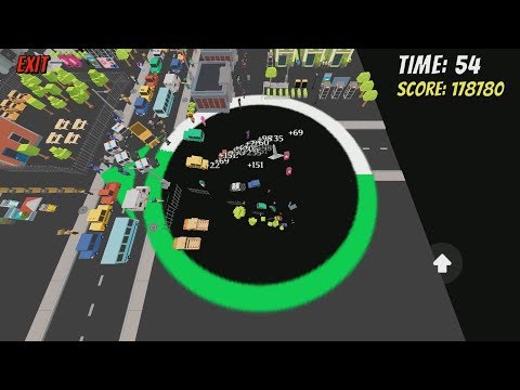 Hole.io [Void.io] Map Control: 100.00%