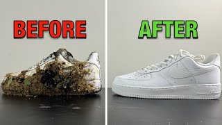 Cleaning The Dirtiest Nike Air Force 1's Ever!