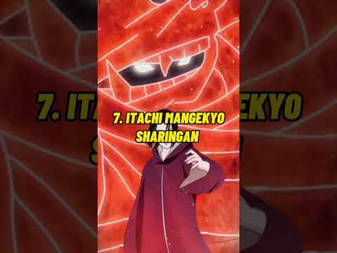 Top 8 strongest sharingan in naruto #naruto