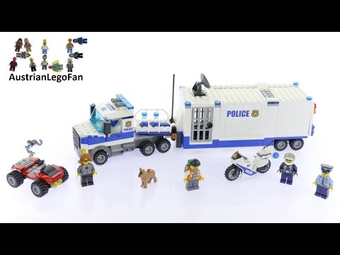 Vidéo LEGO City 60139 : Le poste de commandement mobile