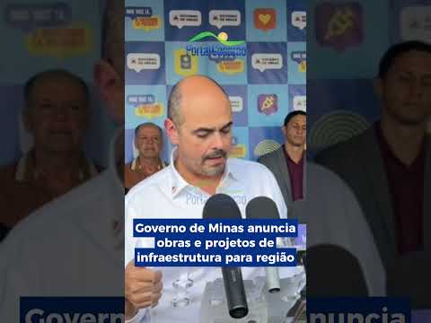 Governo de Minas anuncia obras e projetos para estradas da região