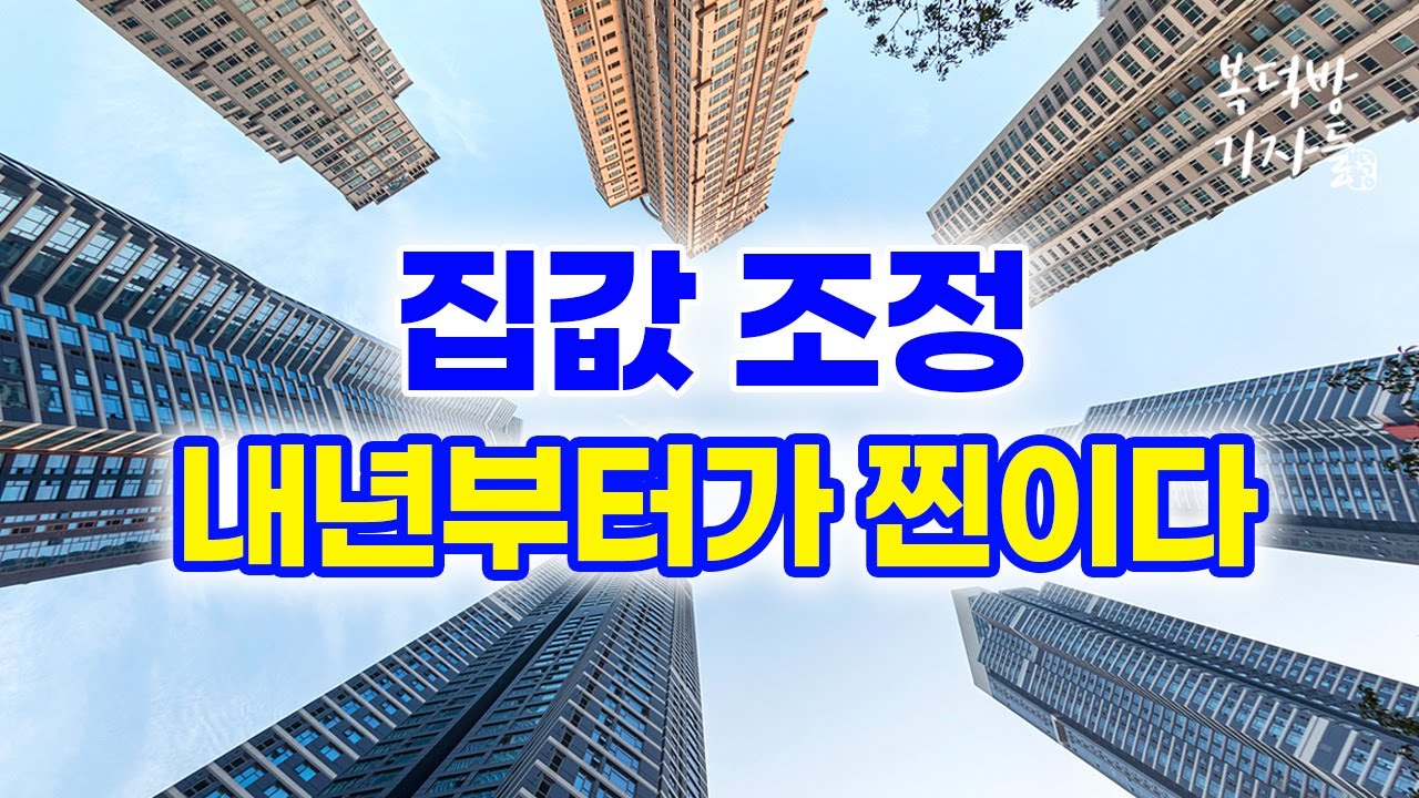 집값 조정, 내년부터가 찐이다