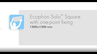 Ecophon Solo szabadon függő hangelnyelő elemek
