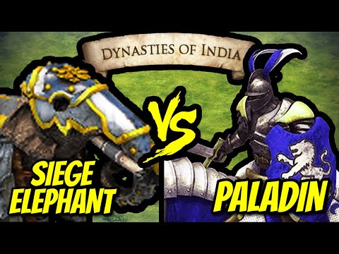 200 SIEGE ELEPHANTS vs 200 PALADINS | AoE II: Definitive Edition