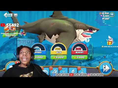 IShowSpeed Plays Hungry Shark! (FULL VIDEO)