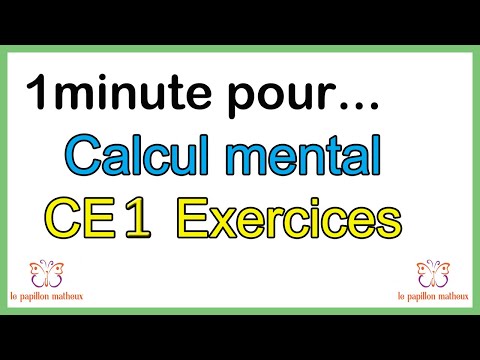 Calcul mental CE1 Exercices