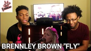 The Voice 2017 Brennley Brown - Live Playoffs: "Fly" (REACTION)