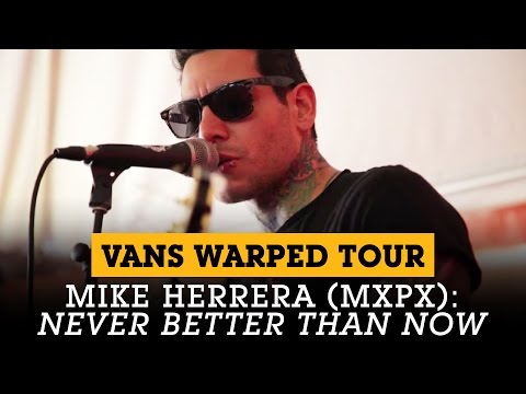 Mike Herrera (MxPx) - 'Never Better Than Now' - Live at Vans Warped Tour