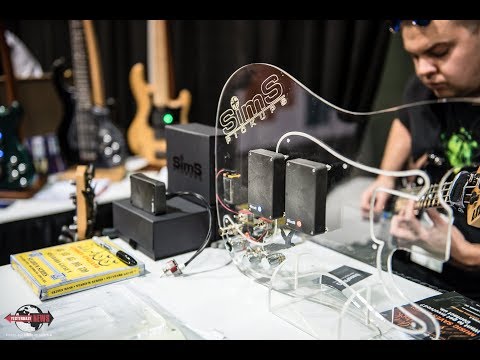 Carl Dawkins NAMM 2018 - SIMS Pickups demo