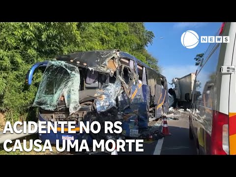 Acidente no RS causa uma morte
