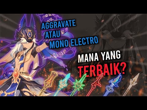 Weapon terbaik untuk Cyno!!, Dan apakah Cyno bermain aggravate atau mono electro? - Genshin impact