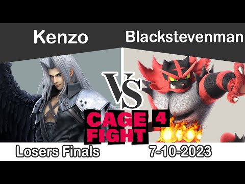 Cage Fight 4 - Kenzo (Sephiroth, Dark Samus) vs Blackstevenman (Incineroar) LF - SSBU