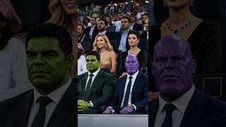 Hulk vs Thanos at a Luxury VIP Event 🏆 #hulk #thanos #spiderman #shorts