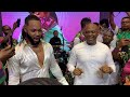 TONY ELUMELU JOINS FLAVOUR ON STAGE TO DO AGBA BALLER DANCE AT DR SIJU ILUYOMADE BIRTHDAY PARTY.
