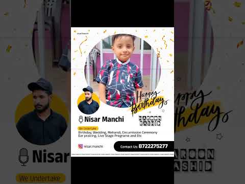 Birthday Malayalam Song | Happy Birthday | Nisar Manchi
