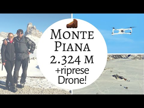 MONTE PIANA d'inverno in compagnia + Riprese del DRONE