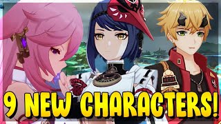 Download lagu Genshin Impact 2.0 - ALL NEW CHARACTERS in under a minute mp3