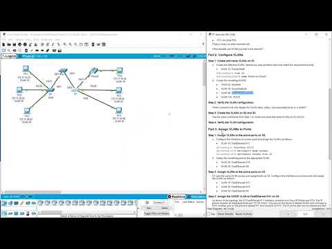 3 3 12 Packet Tracer   VLAN Configuration