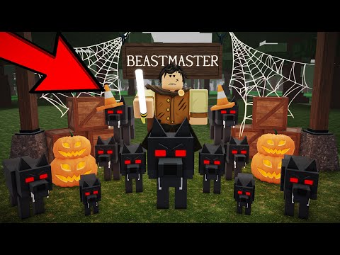 I MADE AN UNSTOPPABLE ARMY WITH THE NEW BEASTMASTER CLASS in 99 NIGHTS IN THE FOREST ROBLOX