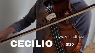 Video thumbnail for Cecilio CVN-300 Full size Violin | $120 by RManni