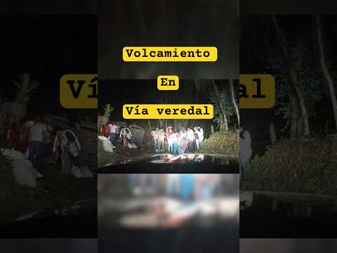 🚨 Accidente de tránsito en la vía Gachetá – Manta deja 15 personas heridas