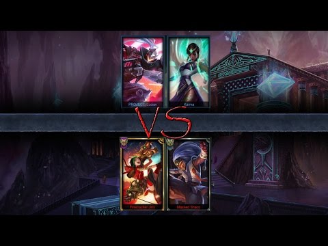 Shaco Support VS Lucian and Karma - Early Double Kill *Full Game #6