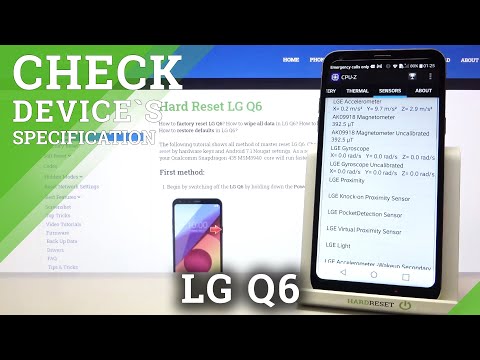 LG Q6 - CPU Z Specification