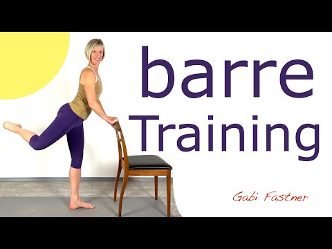 ✒️ 19 min. barre Figur - Training an der Stange / Stuhllehne | im Stehen