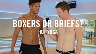 Hot Yoga | Yogis Answer Boxers or Briefs in Los Angeles With DanielXMiller