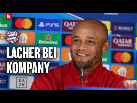 "Diese Frage habe ich nicht erwartet": Kompany sorgt für Lacher | FC Bayern München