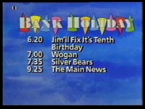 26 May 1985 BBC1 - Bank Holiday Menu